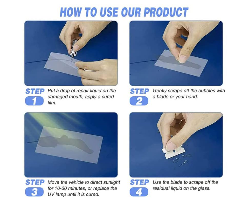 Glass Repair Kit Pack of 2